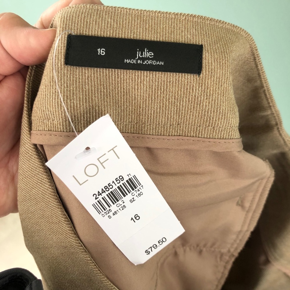 Loft Julie Trouser Curvy Pants Plus Size 16 NWT - Picture 3 of 8
